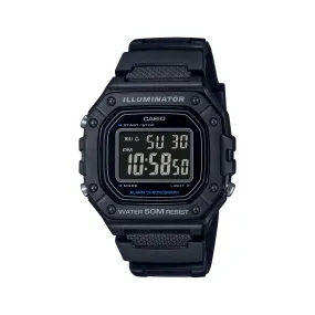 Black Mens Digital Illuminator Watch - W218H-1B
