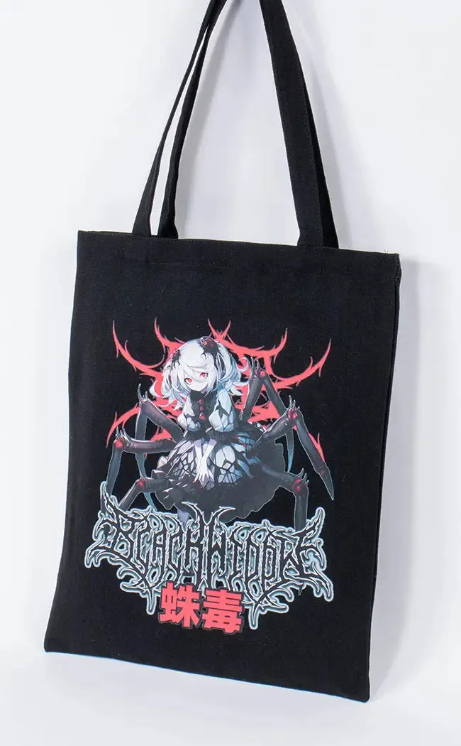 Black Widow Canvas Tote Bag