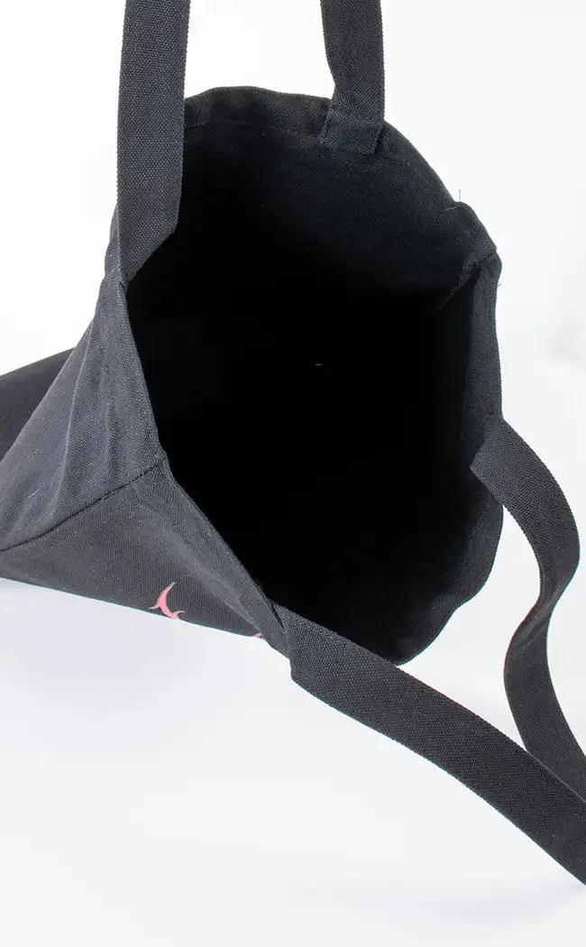 Black Widow Canvas Tote Bag
