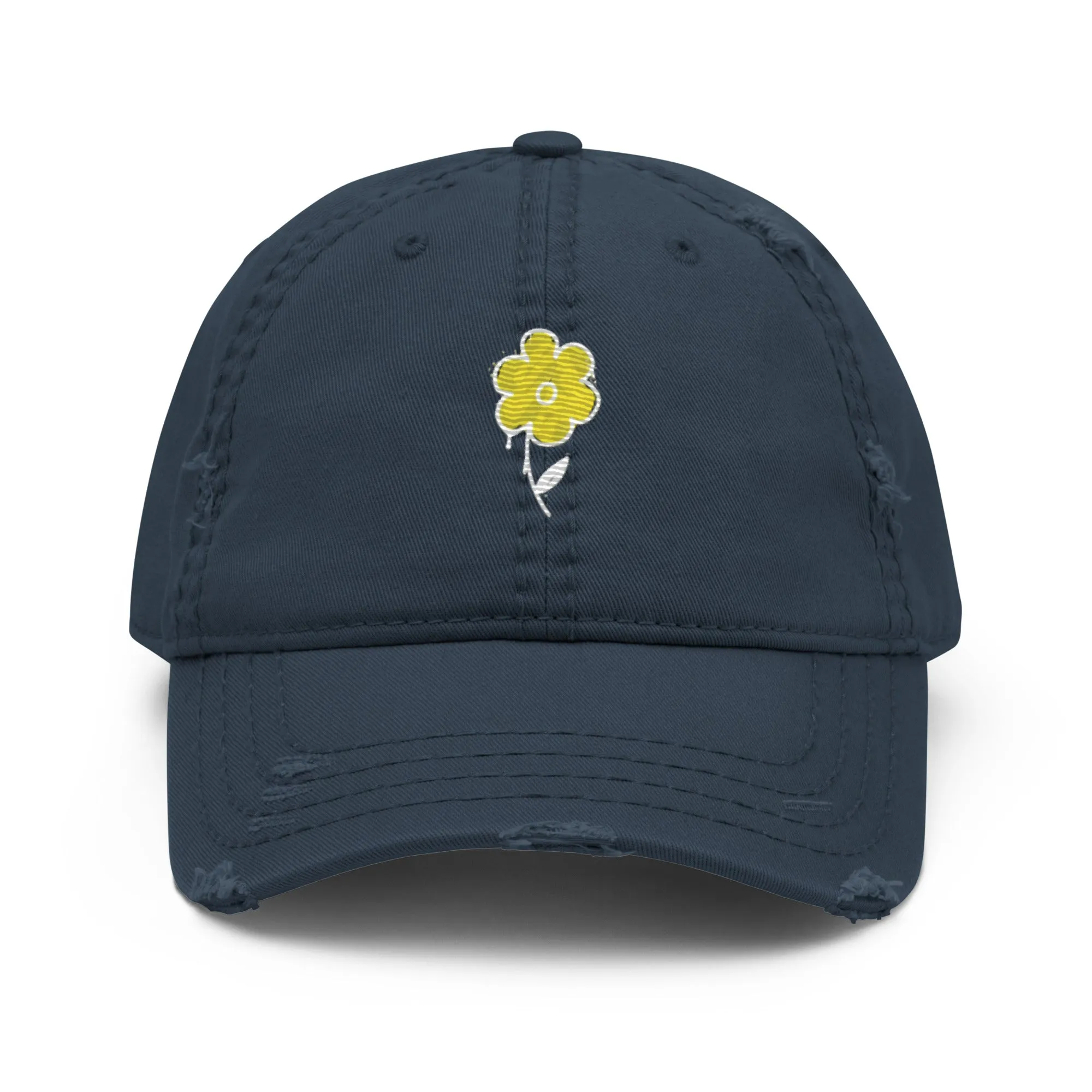 Blume Dad-Hat im Used-Look