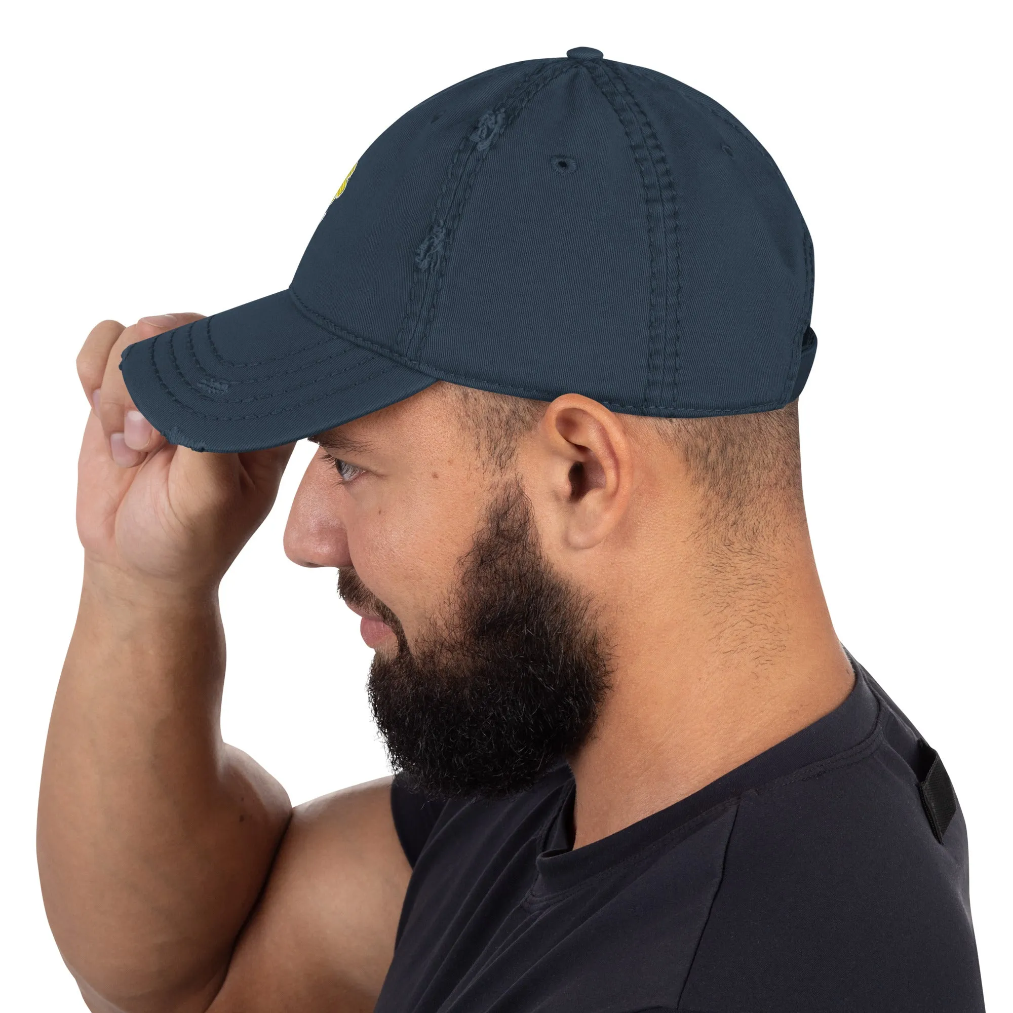 Blume Dad-Hat im Used-Look