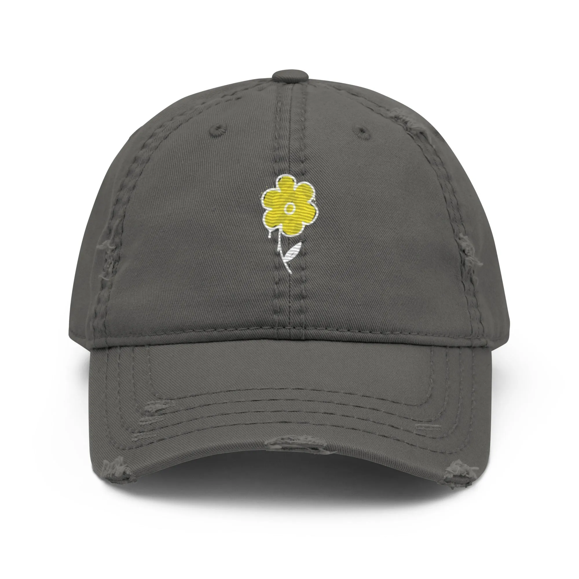 Blume Dad-Hat im Used-Look