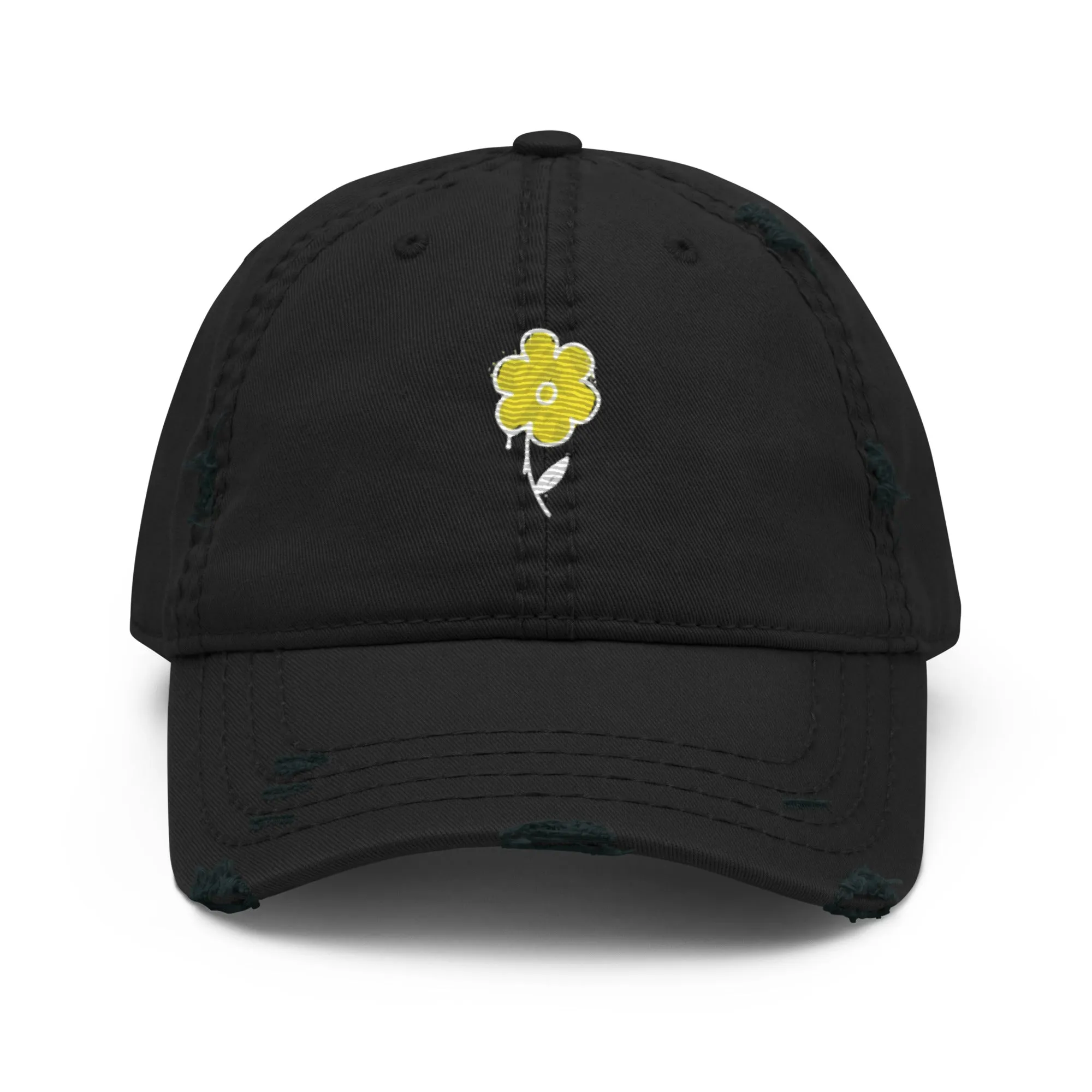 Blume Dad-Hat im Used-Look