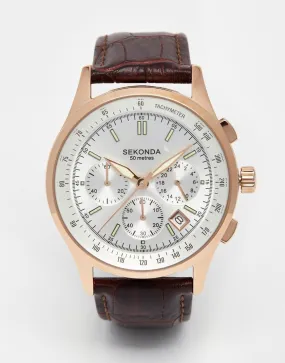 Bold metallic watch