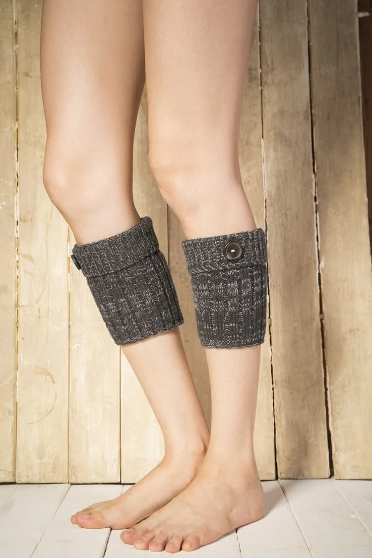 Boot cuff thick short-sleeved thick thick bamboo knit wool yarn socks - 11