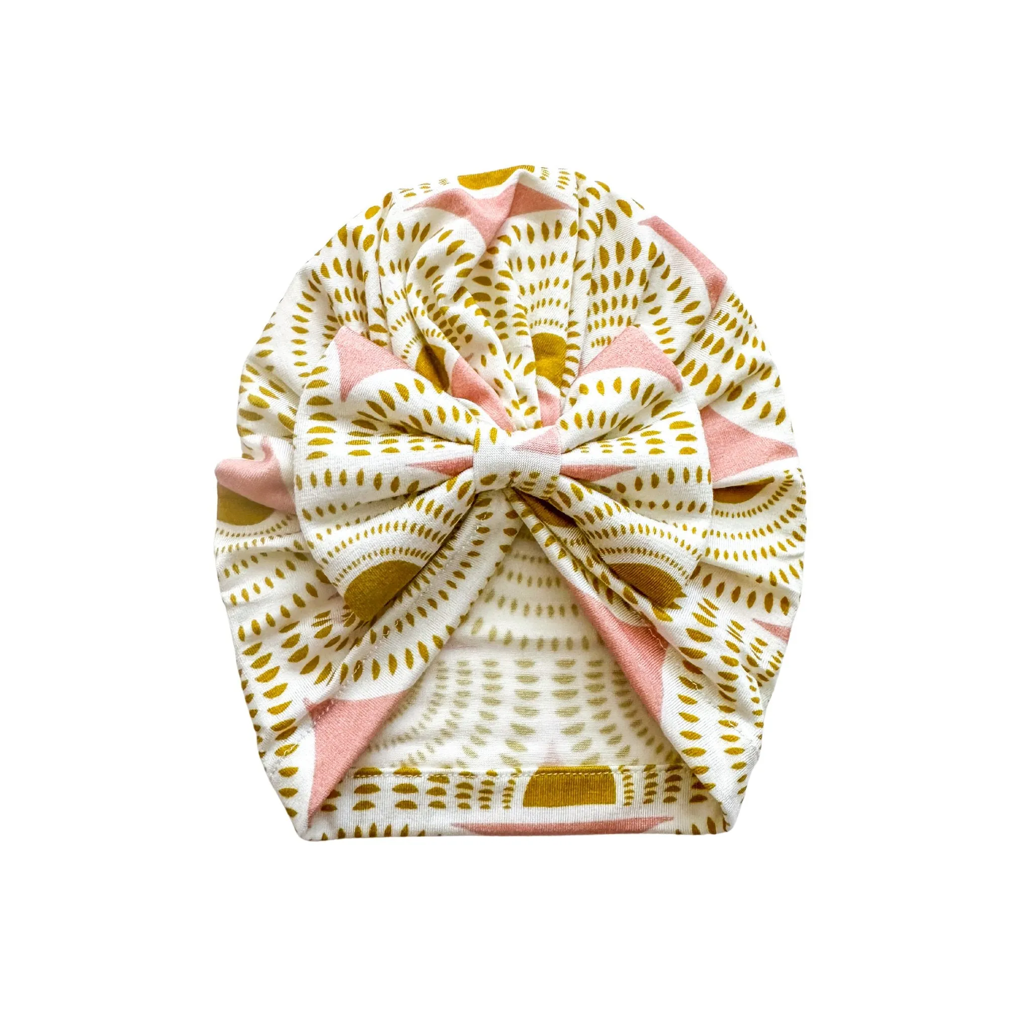 Bow Turban Hat - Vintage Sunshine