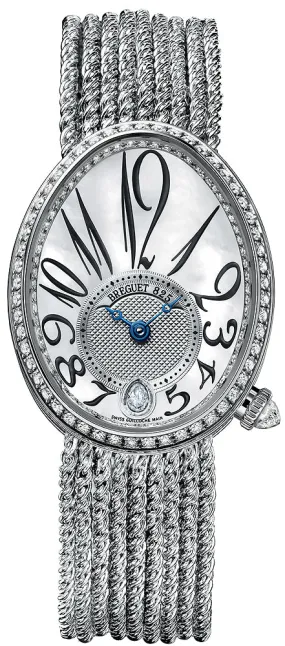 Breguet Reine De Naples 18K White Gold Ladies Watch