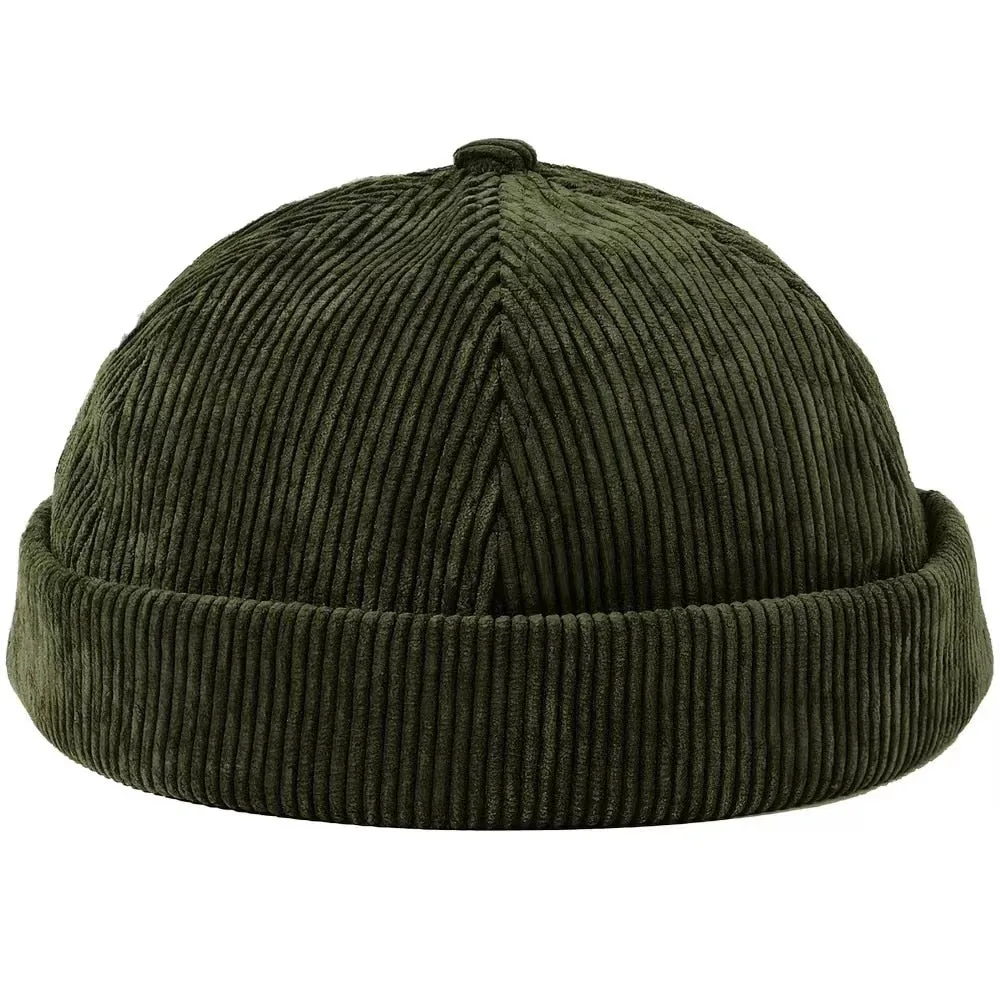 Brimless Corduroy Cap