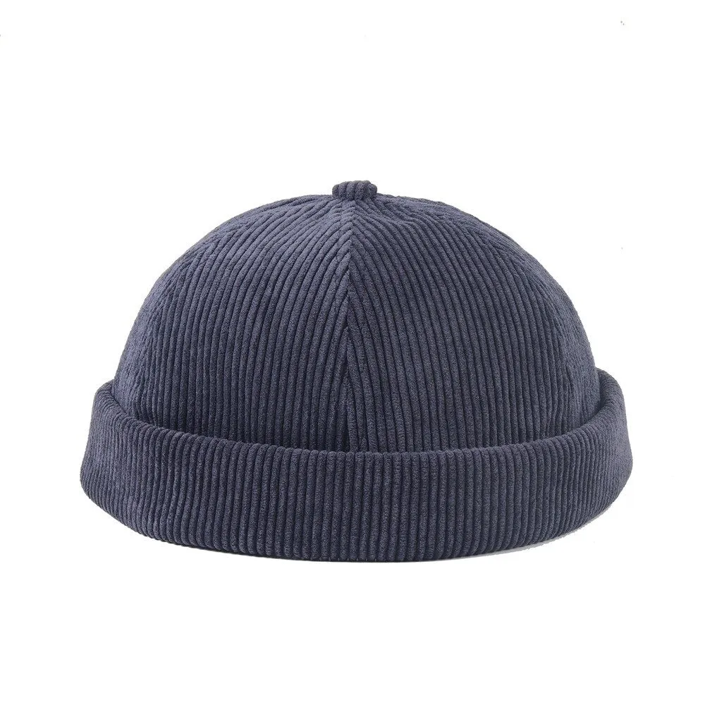 Brimless Corduroy Cap