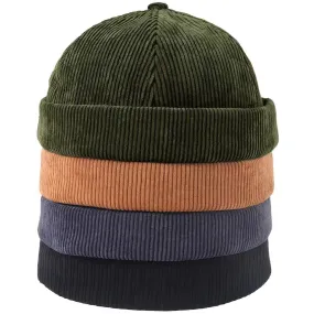 Brimless Corduroy Cap