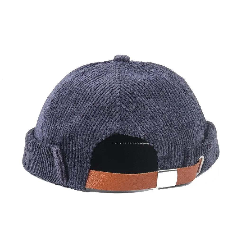 Brimless Corduroy Cap