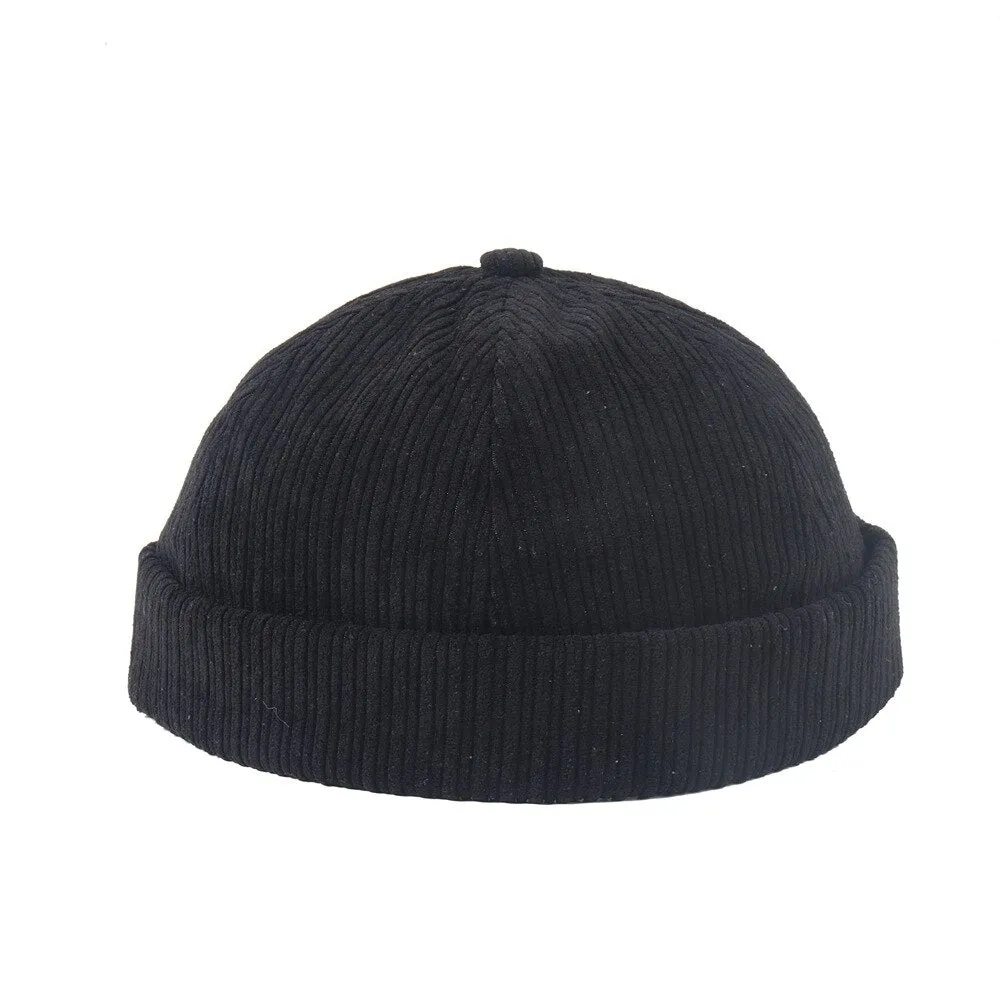 Brimless Corduroy Cap