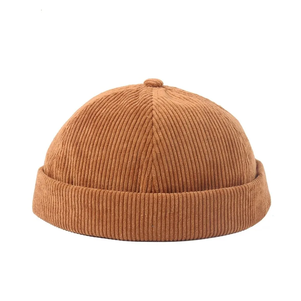 Brimless Corduroy Cap
