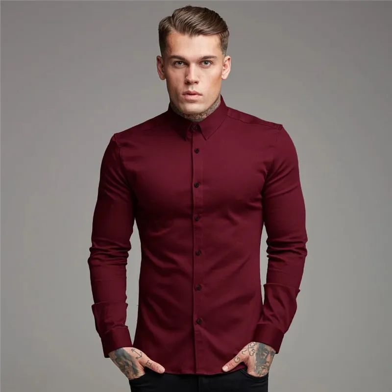 Buff Long Sleeve Tight Shirt
