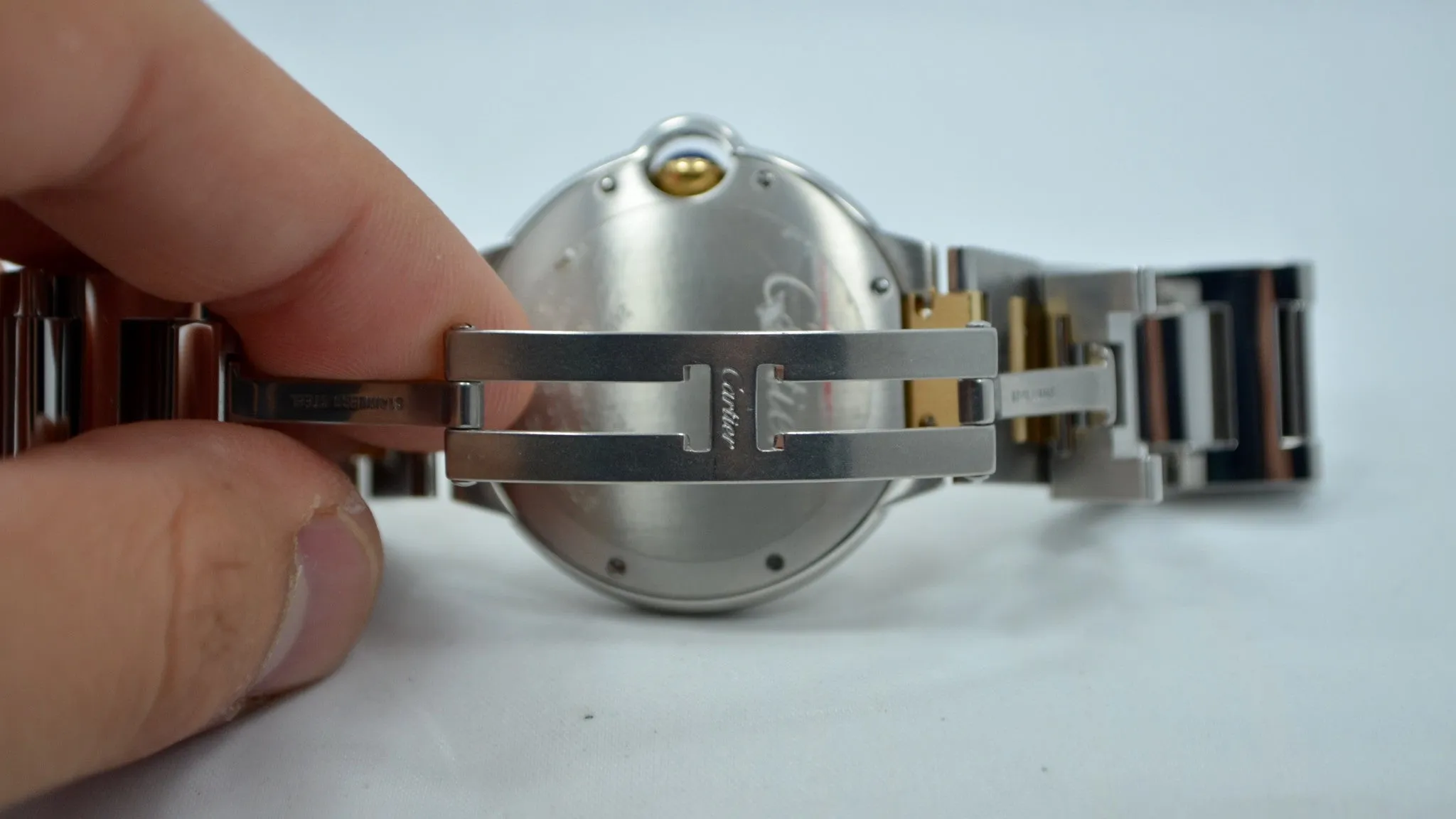 Cartier Ballon Bleu W6920047 Two Tone 18K Stainless Steel Automatic Watch Ladies