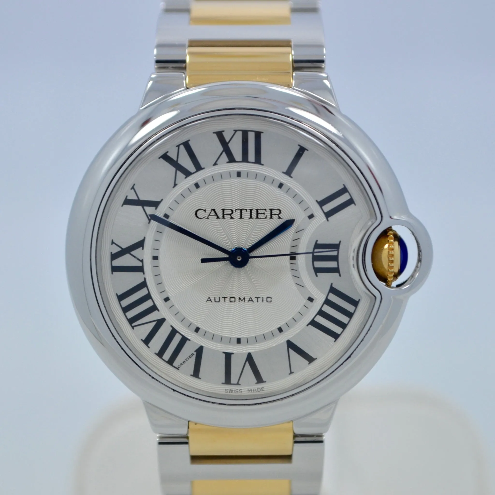 Cartier Ballon Bleu W6920047 Two Tone 18K Stainless Steel Automatic Watch Ladies