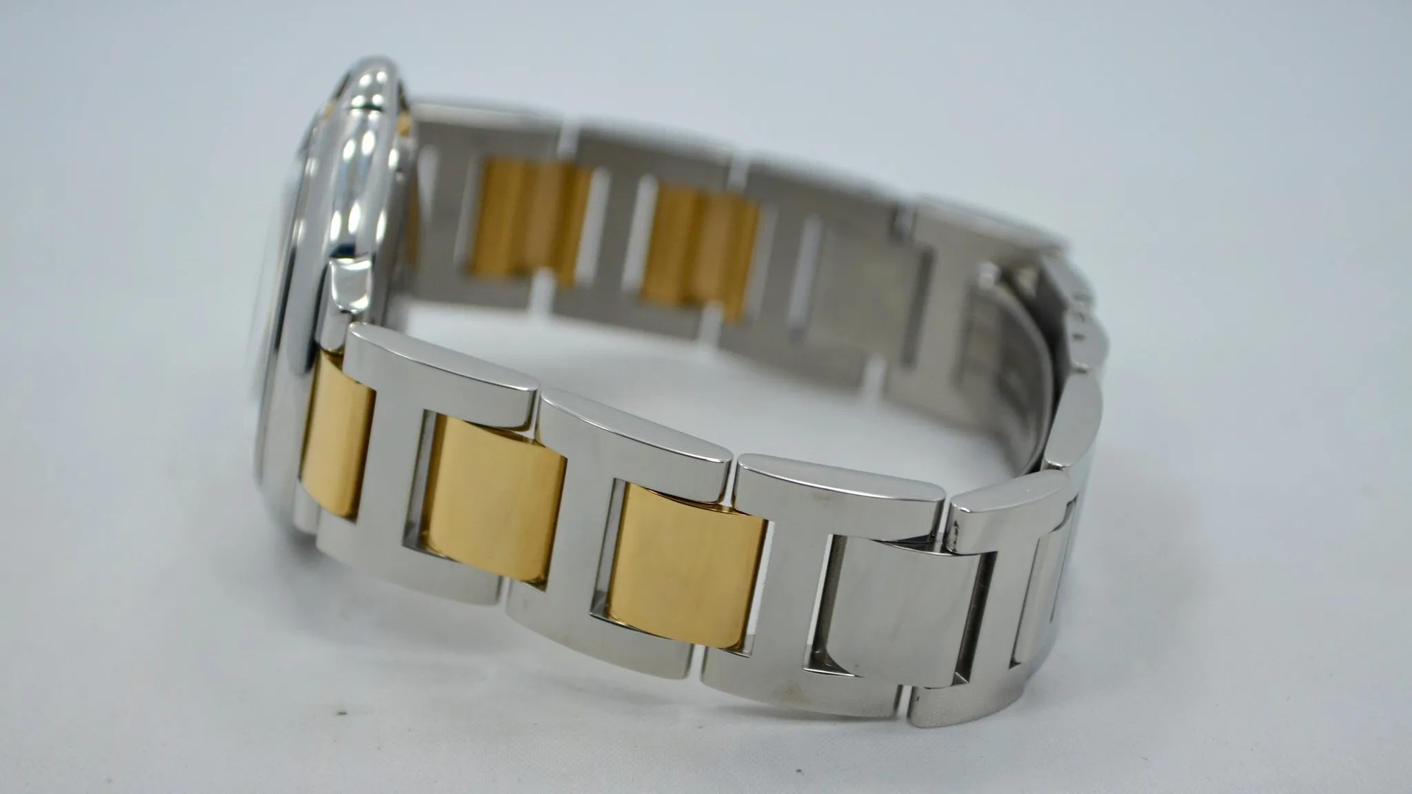 Cartier Ballon Bleu W6920047 Two Tone 18K Stainless Steel Automatic Watch Ladies