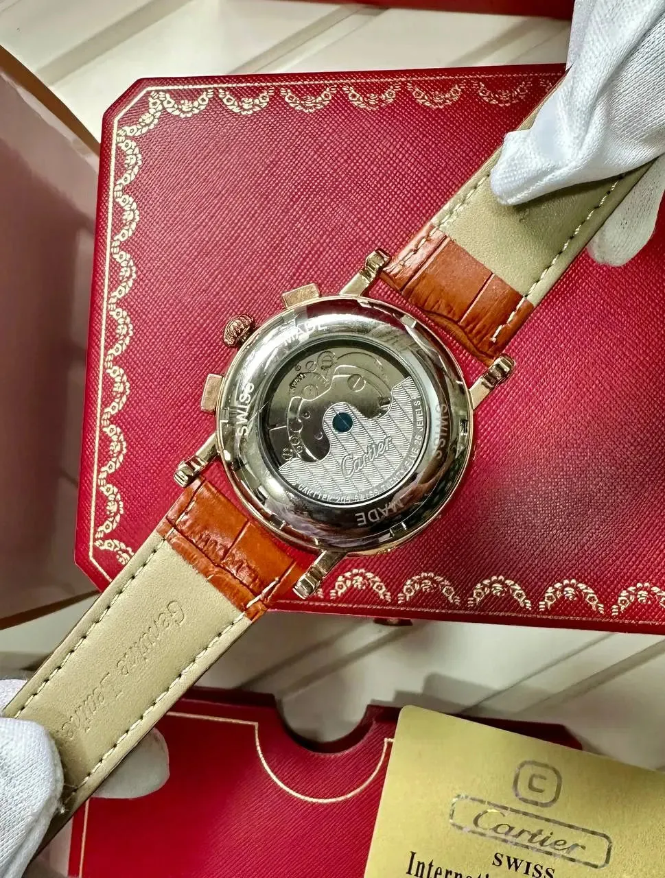 Cartier Luxury Smart Fit Watch for Men | 43mm | Elegant Design | Premium 7AA Collection