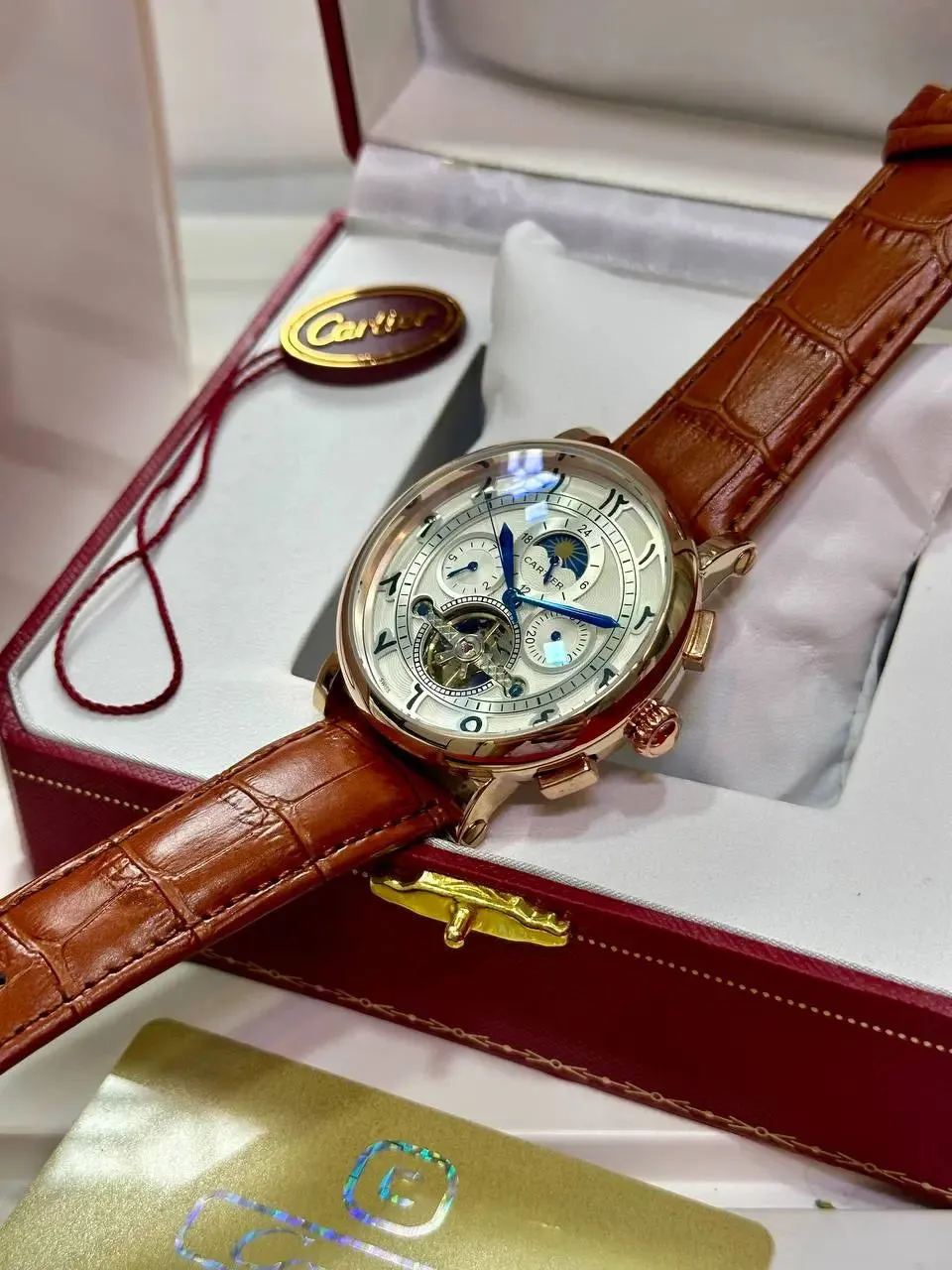 Cartier Luxury Smart Fit Watch for Men | 43mm | Elegant Design | Premium 7AA Collection