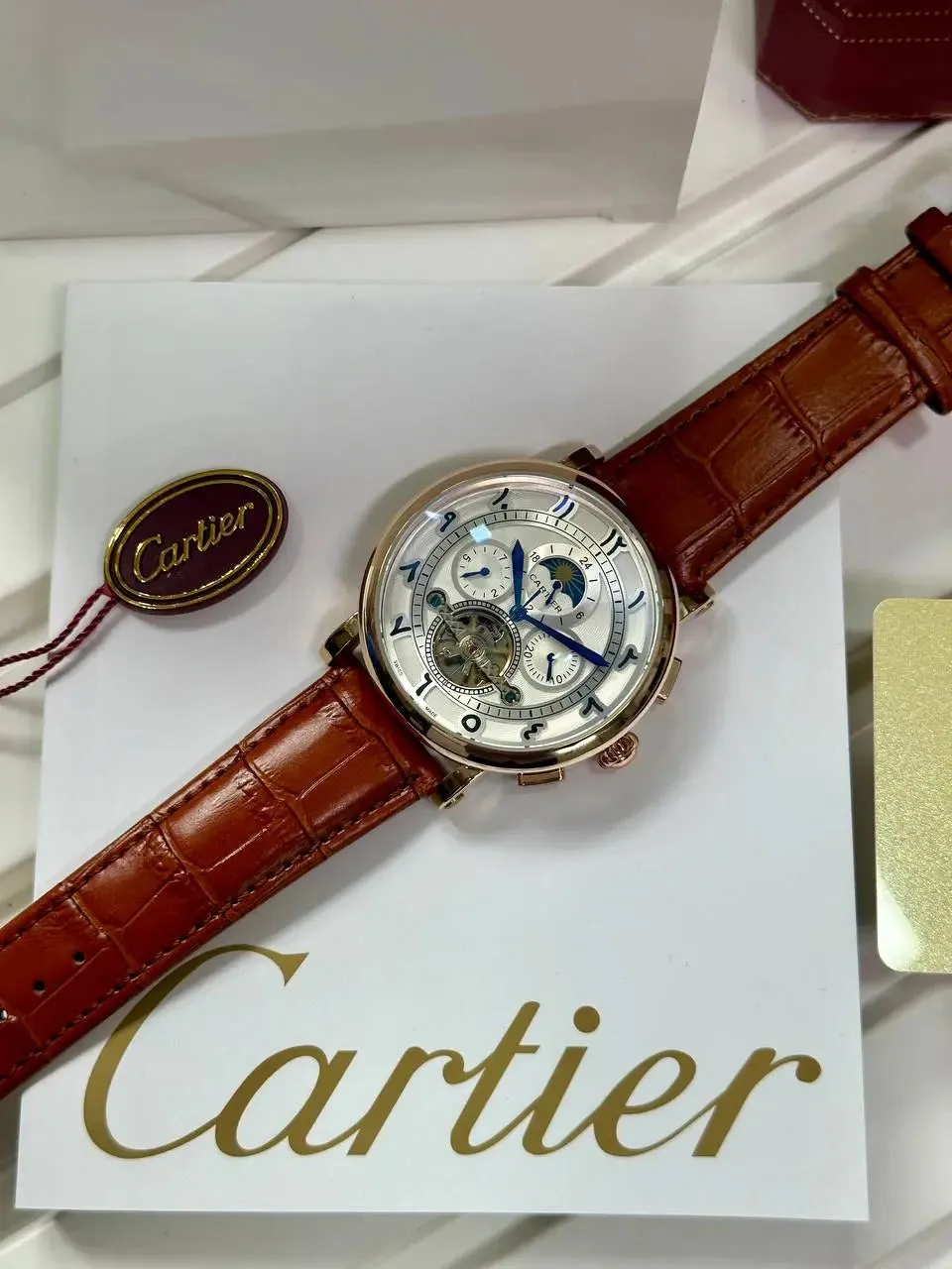Cartier Luxury Smart Fit Watch for Men | 43mm | Elegant Design | Premium 7AA Collection