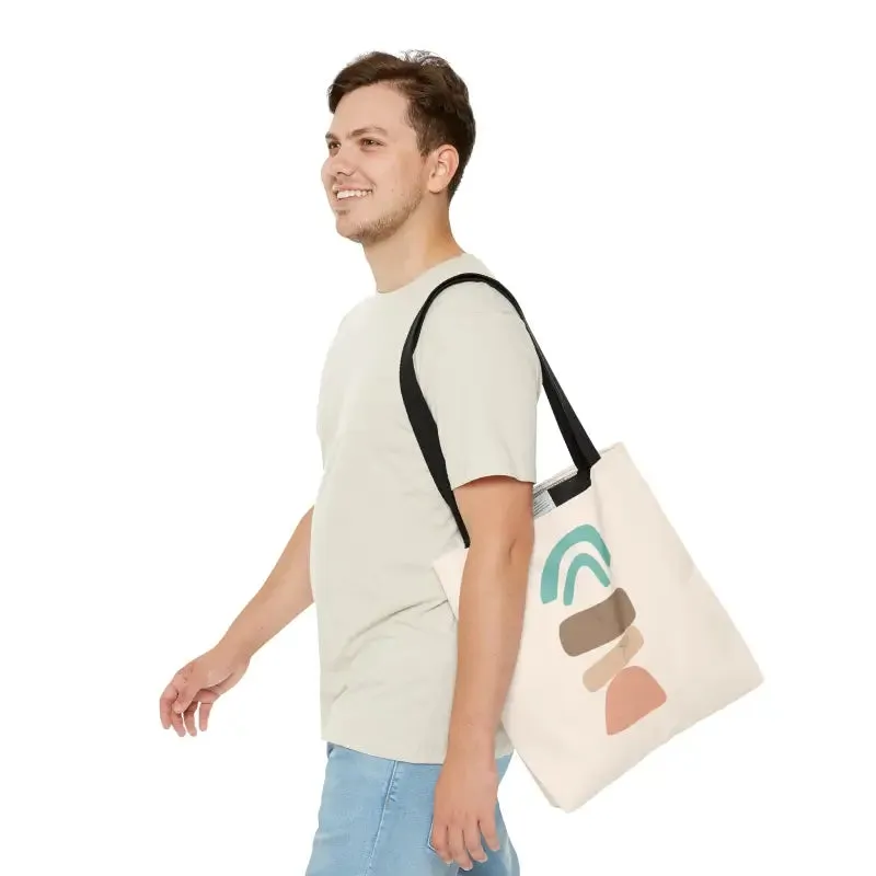Chic Abstract Landscape Tote Bag