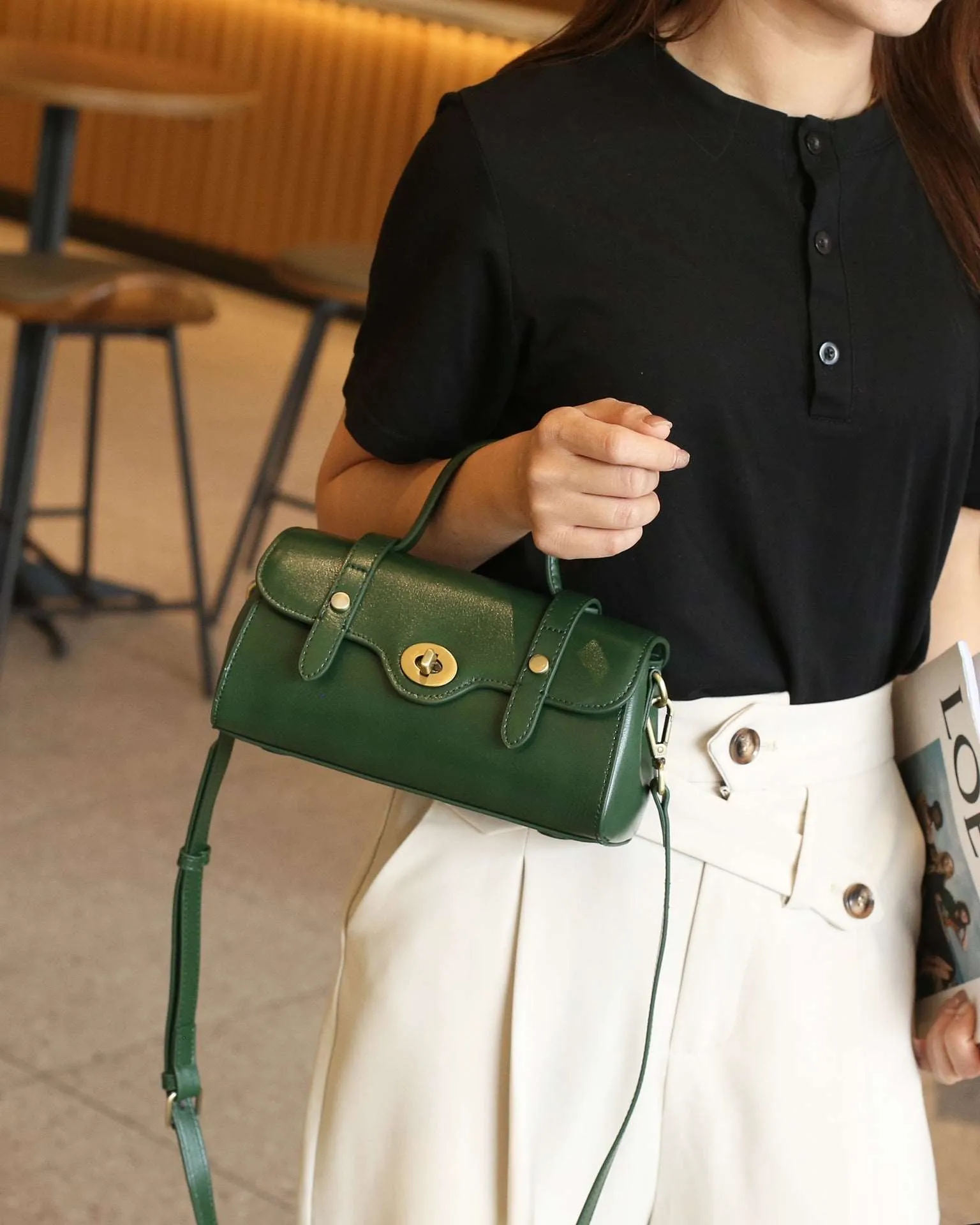 Chic Leather Carryall