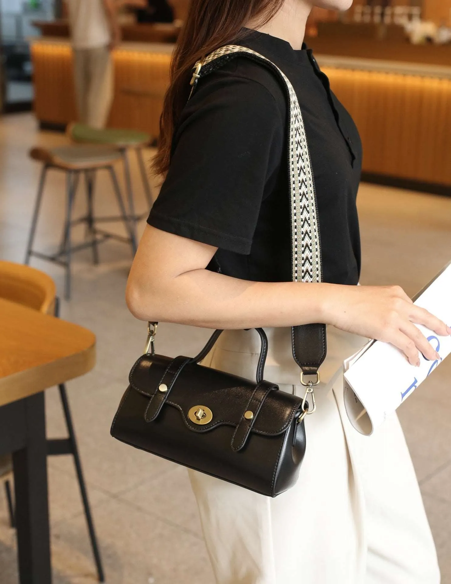 Chic Leather Carryall