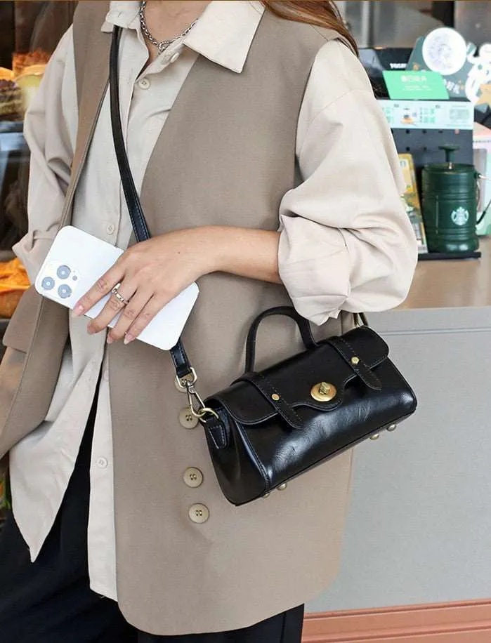 Chic Leather Carryall
