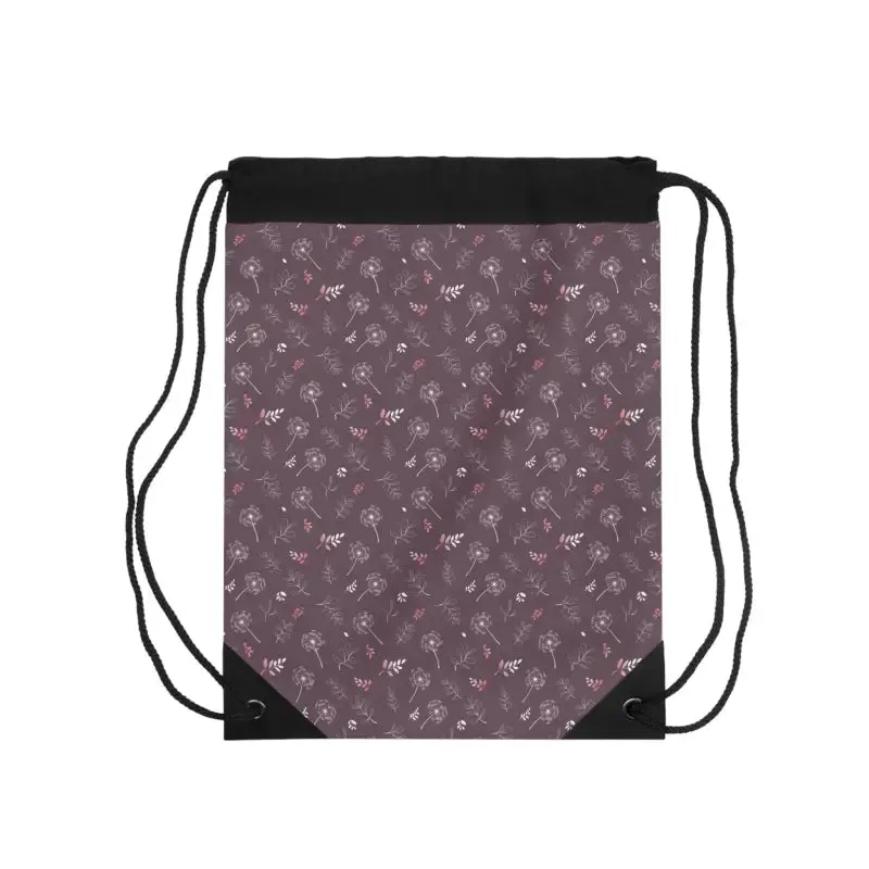 Chic Mauve Drawstring Bag