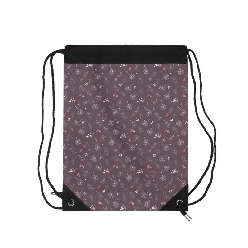 Chic Mauve Drawstring Bag