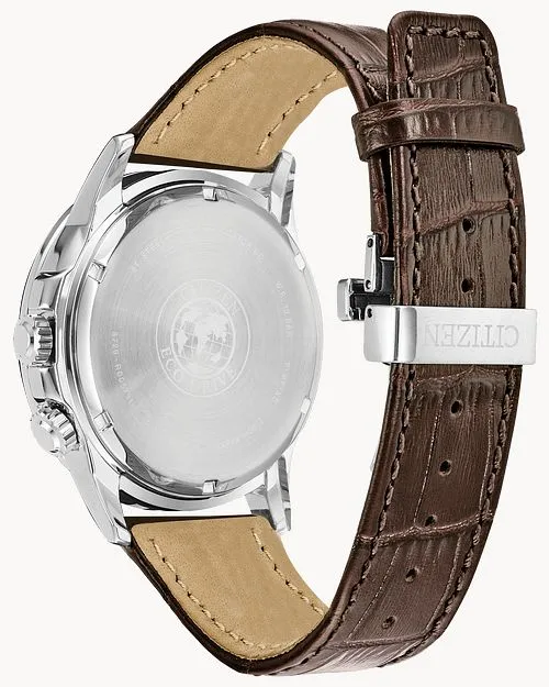 Citizen Calendrier Men's Eco-Drive Brown Dial Watch BU2020-29X