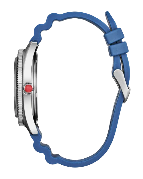 Citizen Spider-Man Blue Dial Polyurethane Strap Watch AW2050-49W