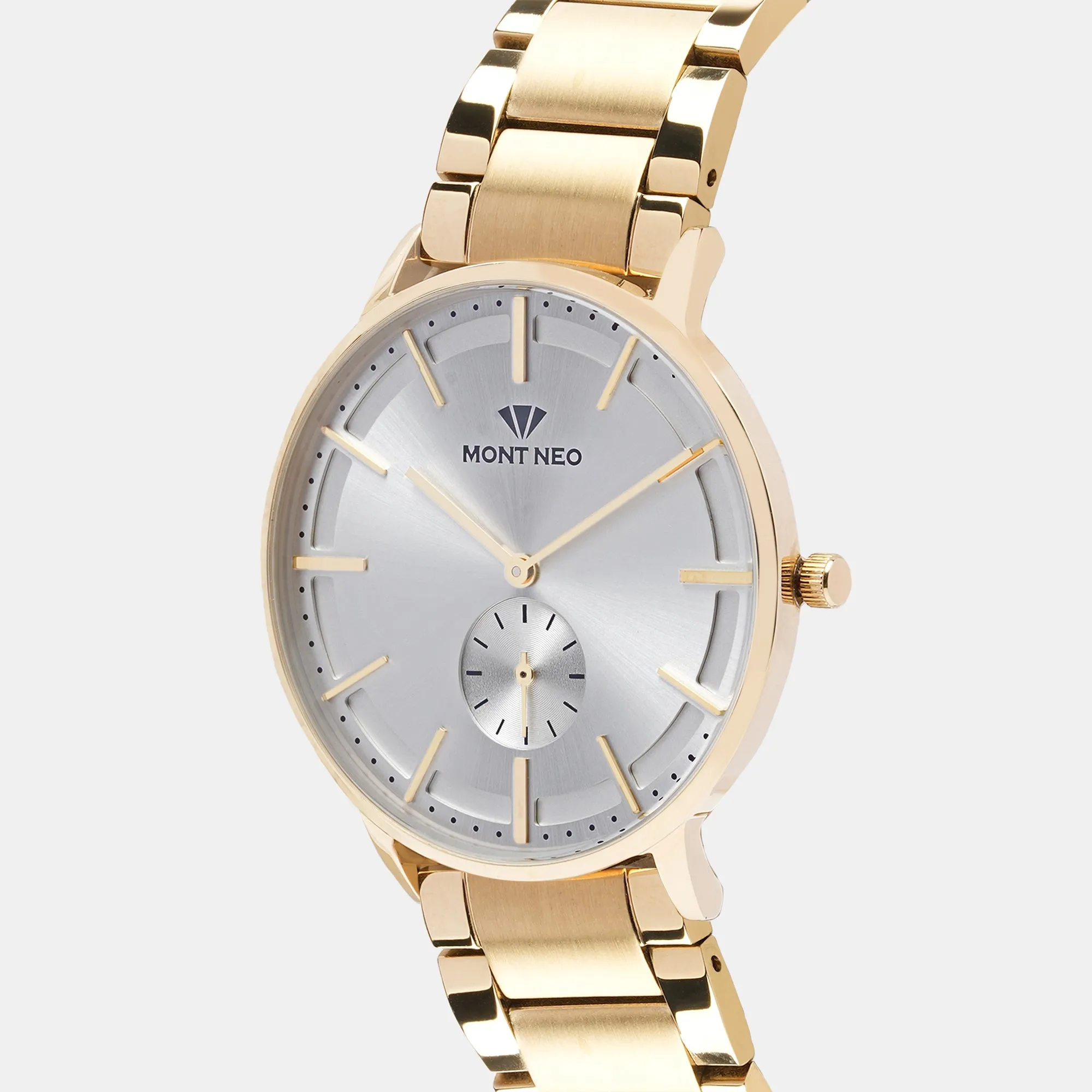 Classy Silver Analog Men Stainless Steel Watch 7009E-M2203