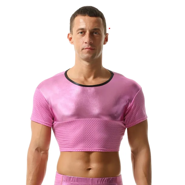 ClubErotic Short Sleeve Crop Top