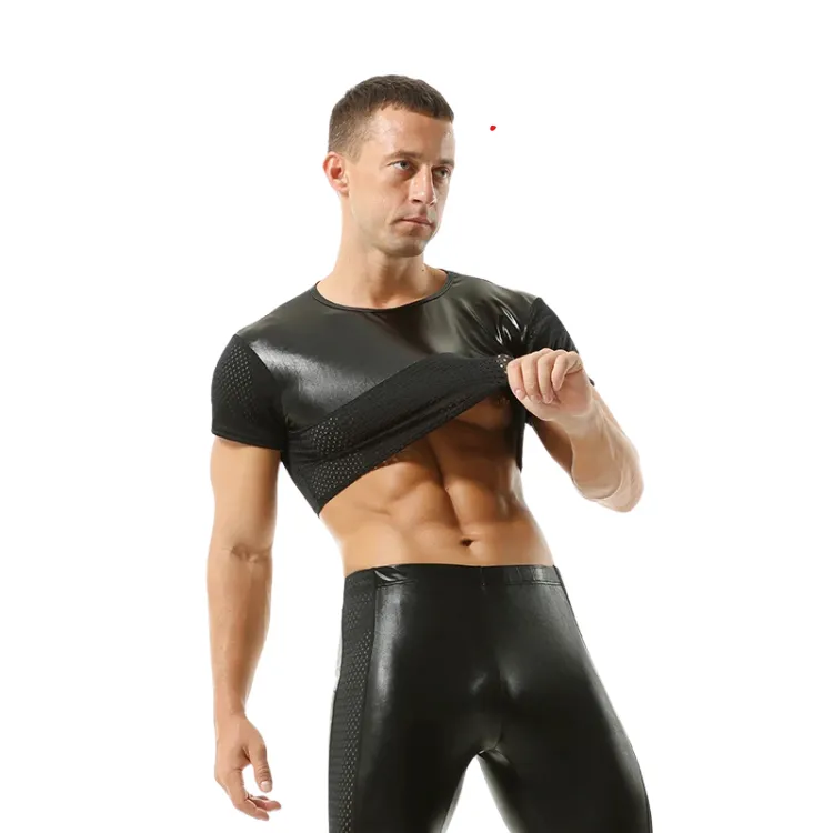 ClubErotic Short Sleeve Crop Top