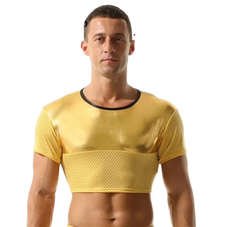 ClubErotic Short Sleeve Crop Top