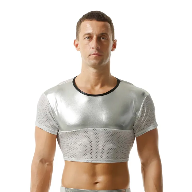 ClubErotic Short Sleeve Crop Top