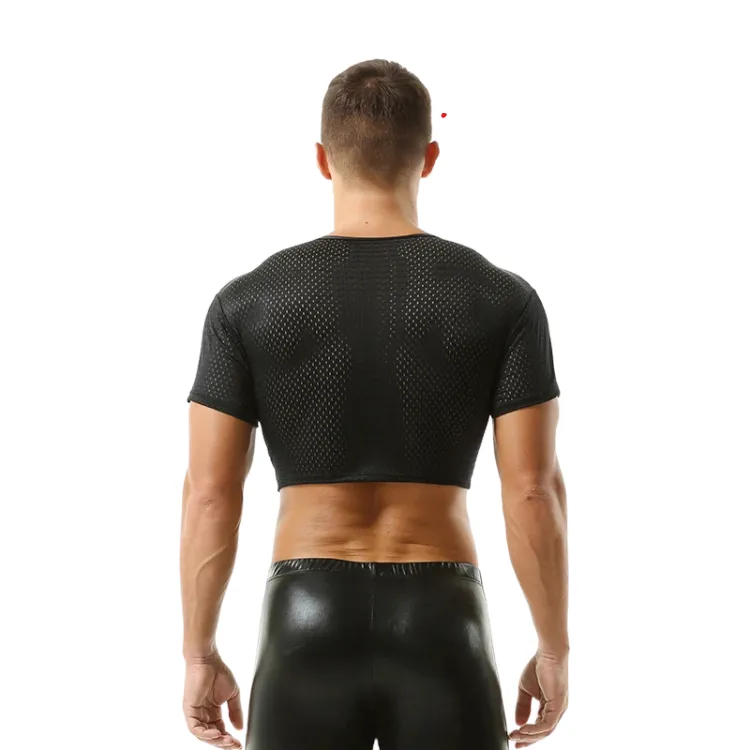 ClubErotic Short Sleeve Crop Top