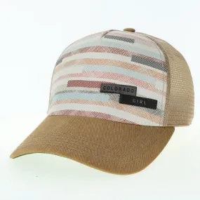 Colorado Girl Striped Trucker