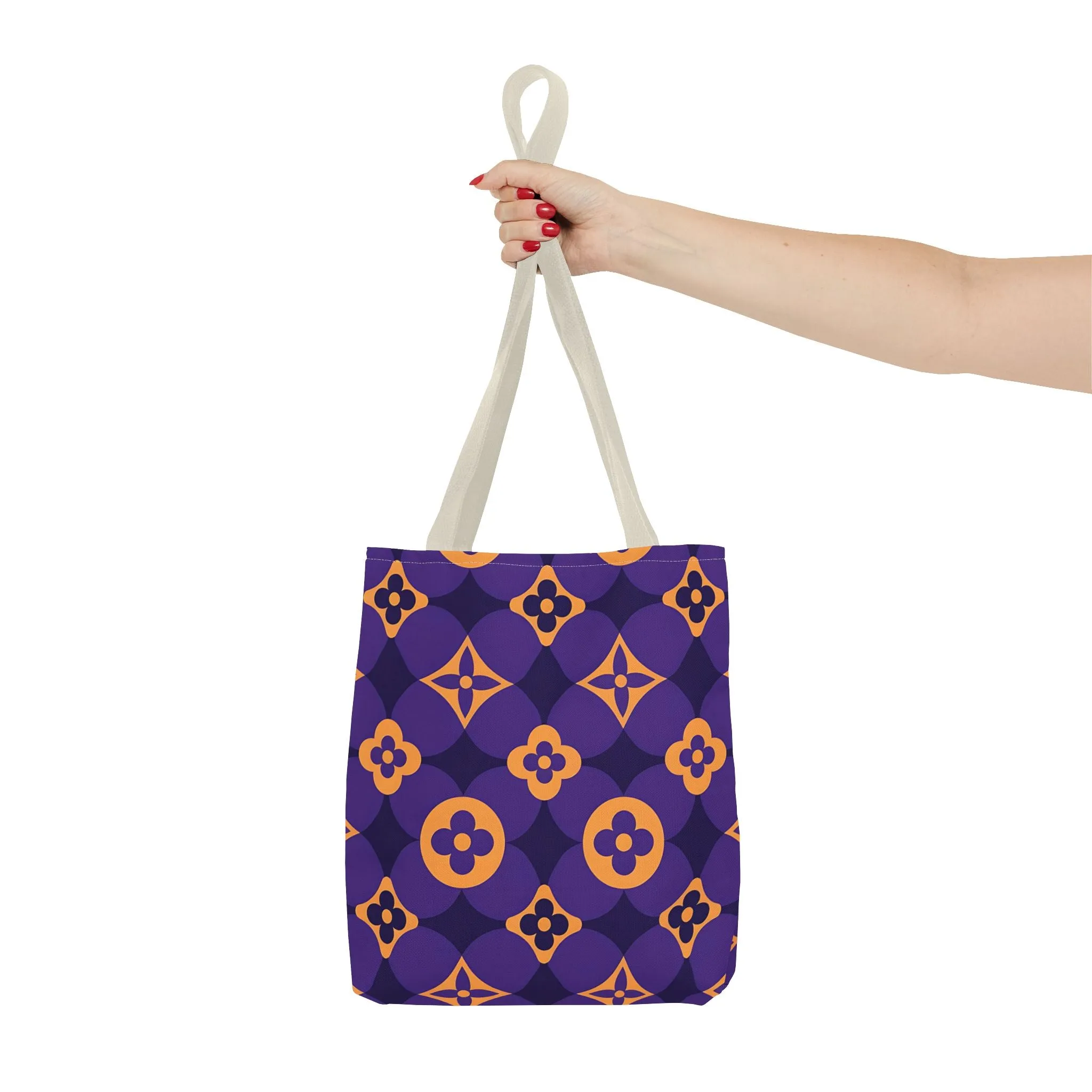 Colorful Floral Pattern Tote Bag - Stylish & Versatile Everyday Bag