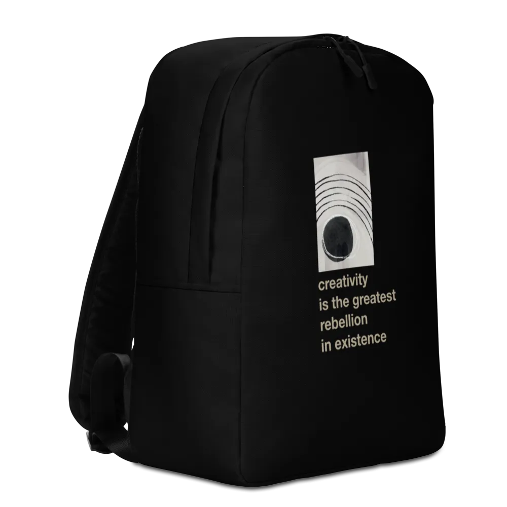 Creativity is the greatest rebellion in existence Minimalist Backpack