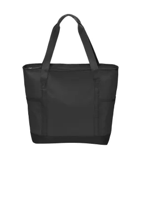 Custom Embroidered Port Authority On-The-Go Tote Bag. BG411