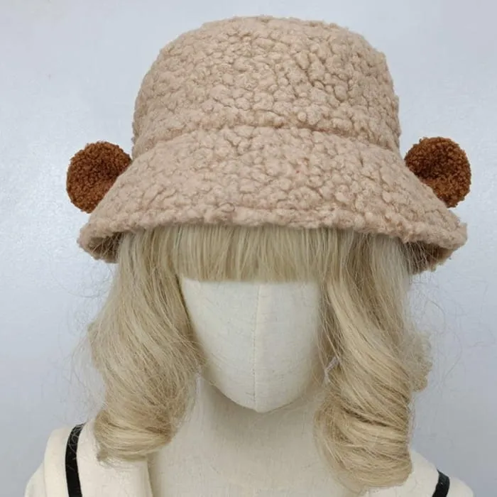 Cute Woolen Lolita Fisherman Hat