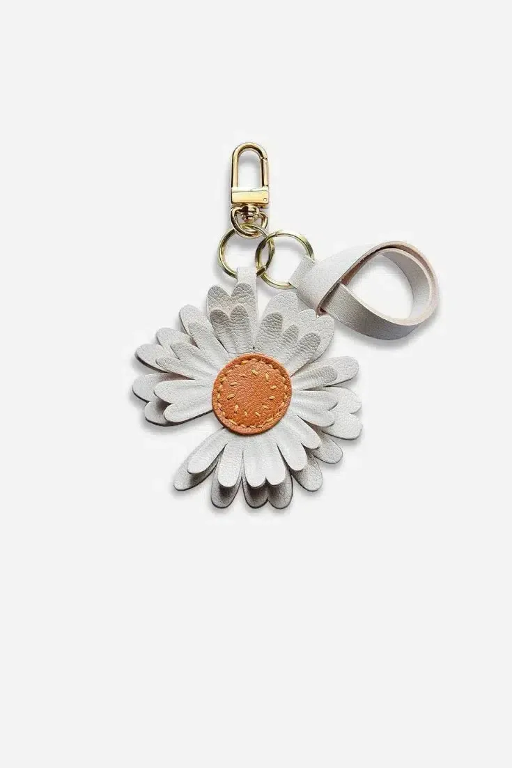 Daisy – Floral design – Bag charm
