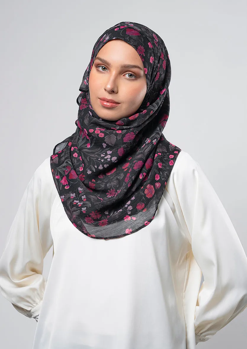 Dark Petunia - Instant Hijab With Inner