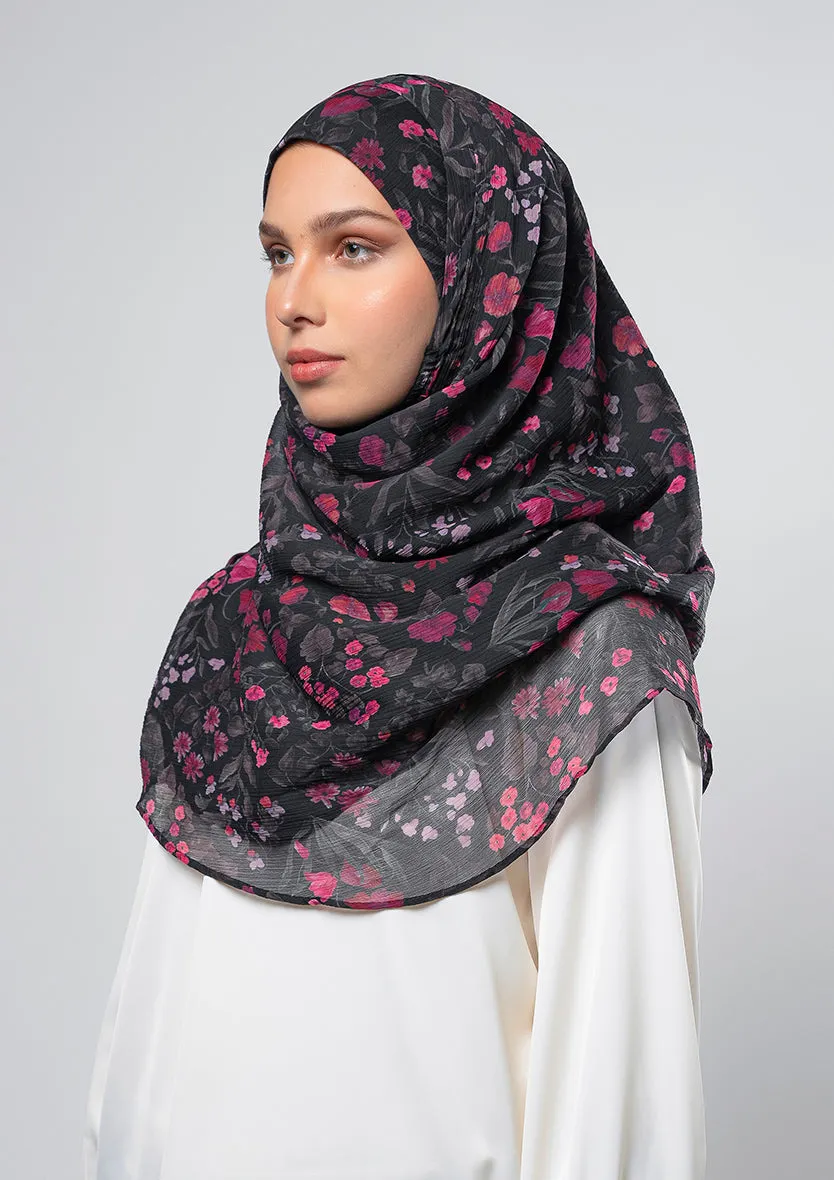 Dark Petunia - Instant Hijab With Inner