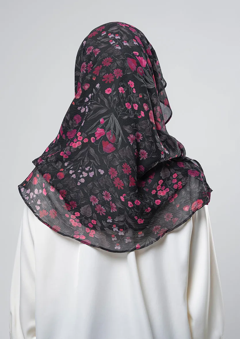 Dark Petunia - Instant Hijab With Inner