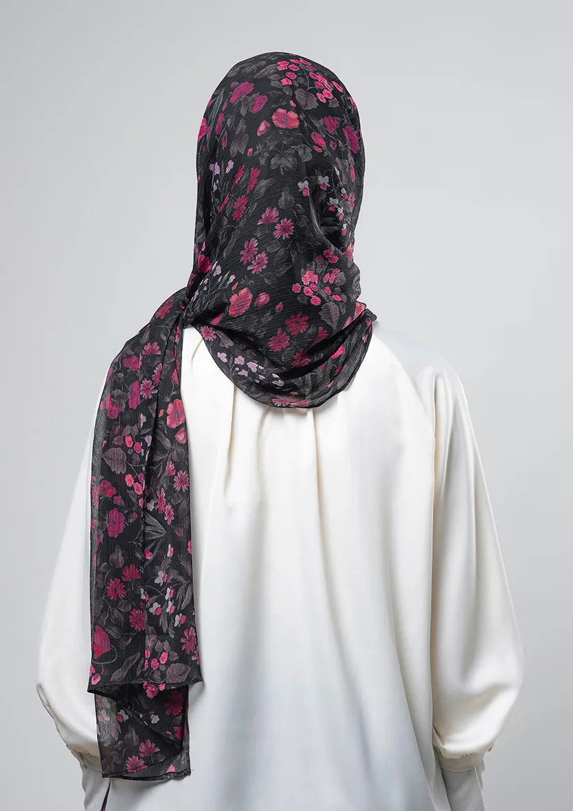 Dark Petunia - Instant Hijab With Inner