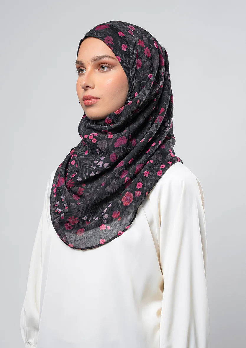Dark Petunia - Instant Hijab With Inner