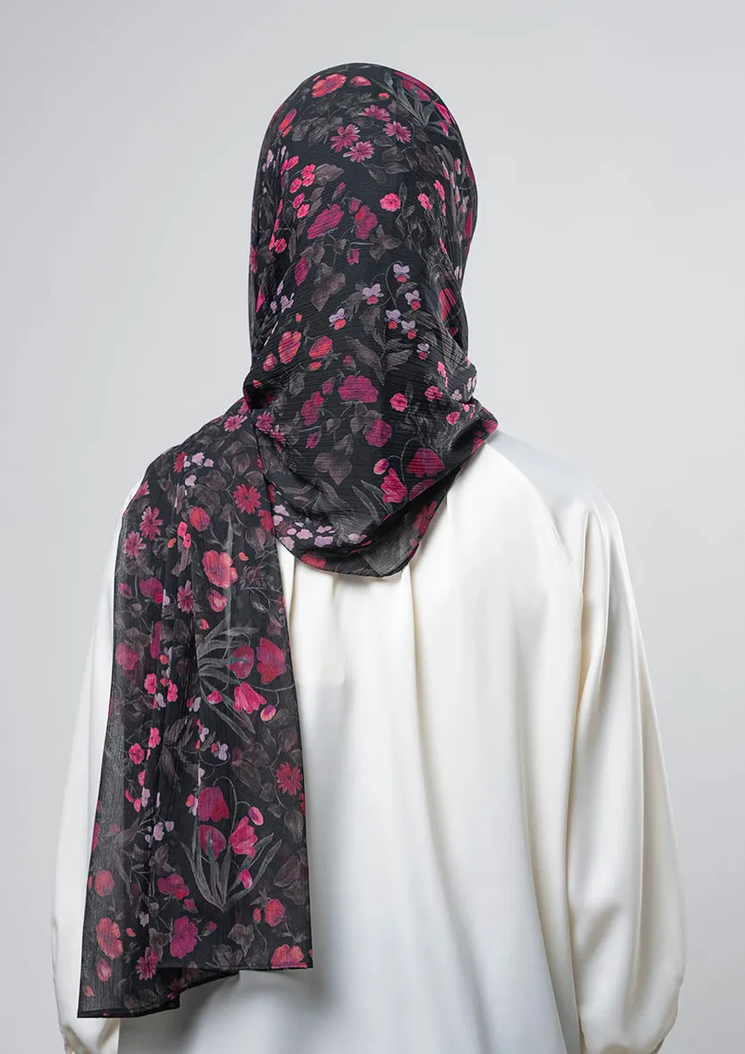 Dark Petunia - Instant Hijab With Inner